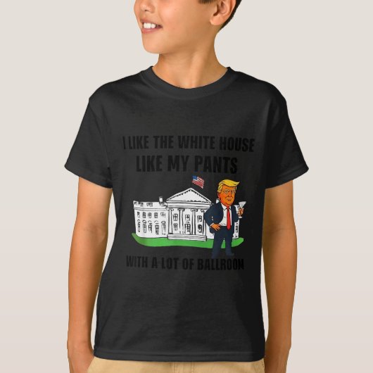 ホワイトハウスはパンツのように好きで、たくさんある Tシャツ (正面)