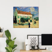 ホワイトハウスアットナイトビンセント・ヴァン・ゴッホ ポスター (ホームオフィス)