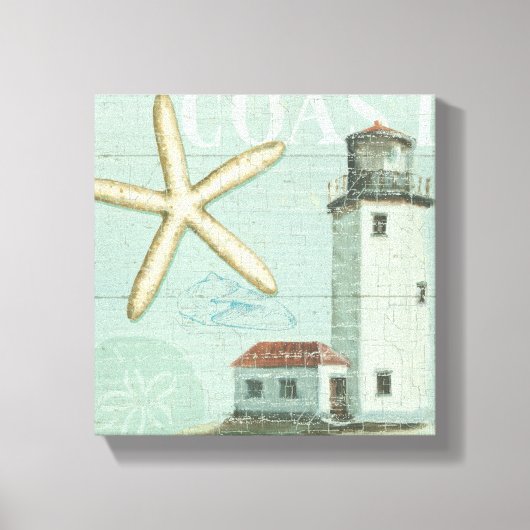 ホワイトハウスオンザビーチ キャンバスプリント (正面)