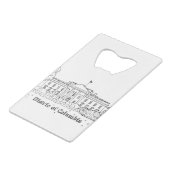 ホワイトハウスバケーションスケッチバケーションアートトラベリン クレジットカード栓抜き (裏面アングル)