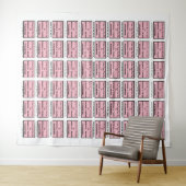 ホワイトハウスピンクスリップまたは滑ることクトランプセルフィー写真の背景 タペストリー (インサイチュ(横))