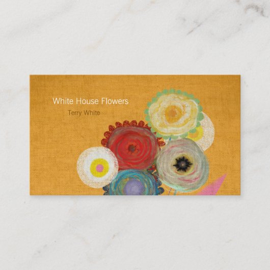 ホワイトハウスフラワーズ 名刺 (正面)