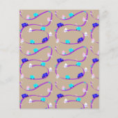 ホワイトハウスブルートラックパープルロードスクラップブック紙 (正面)