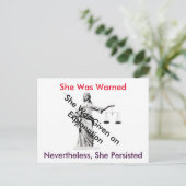 ホワイトハウスレディージャスティスへのはがき ポストカード (スタンド正面)