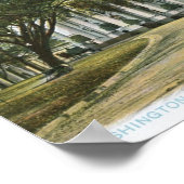 ホワイトハウスワシントンDC 1906ヴィンテージ ポスター (角)