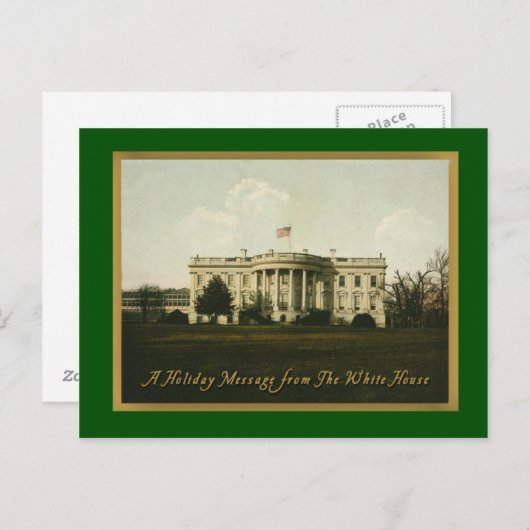 ホワイトハウスヴィンテージクリスマスポストカード シーズンポストカード (正面/裏面)