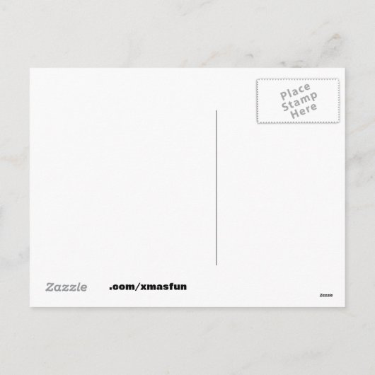 ホワイトハウスヴィンテージクリスマスポストカード シーズンポストカード (裏面)