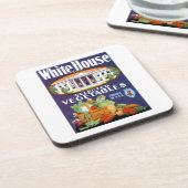 ホワイトハウス厳選された野菜 コースター (左側)