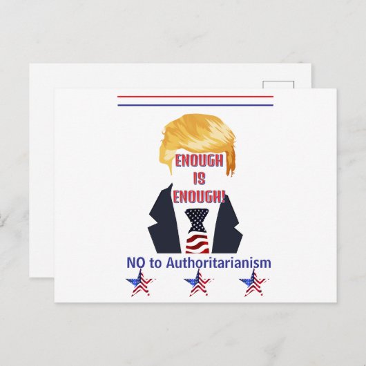 ホワイトハウス宛の切り札はがき ポストカード (正面/裏面)