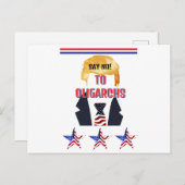 ホワイトハウス宛の切り札はがき ポストカード (正面/裏面)