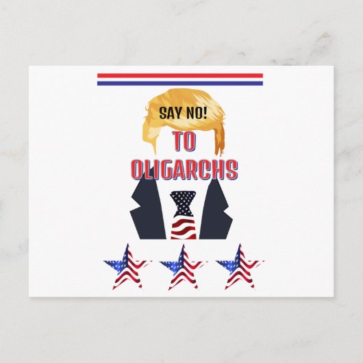 ホワイトハウス宛の切り札はがき ポストカード (正面)