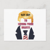 ホワイトハウス宛の切り札はがき ポストカード (正面)