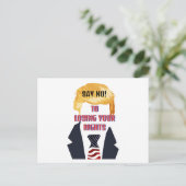 ホワイトハウス宛の切り札はがき ポストカード (スタンド正面)