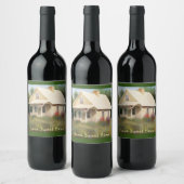 ホワイトハウス引っ越し祝いパーティー ワインラベル (ボトル)