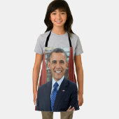 ホワイトハウス肖像画　オバマ　バラク　アメリカ合衆国大統領 エプロン (インサイチュ)