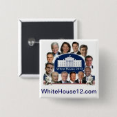 ホワイトハウス2012年 缶バッジ (正面&裏面)