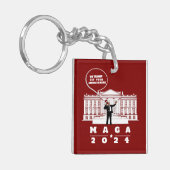 ホワイトハウス キーホルダー (正面左)