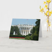 「ホワイトハウス」グリーティングカード カード (黄色い花)