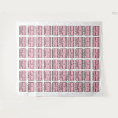 ホワイトハウス ピンクスリップ トランプ セルフィー フォト バックドロップ タペストリー (正面(横))