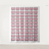 ホワイトハウス ピンクスリップ トランプ セルフィー フォト バックドロップ タペストリー (正面)