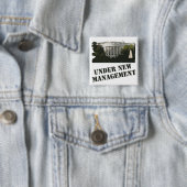 ホワイトハウス: 新しい管理の下 缶バッジ (インサイチュ)