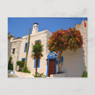 ホワイトハウス（青い戸口あり） ポストカード