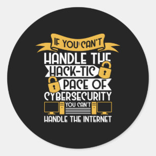 ホワイトハッカーとサイバーWのためのサイバーセキュリティ専門家 ラウンドシール