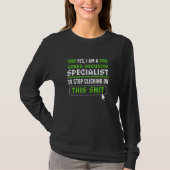 ホワイトハッカー サイバーウォリアー サイバーセキュリティ専門家 Tシャツ (正面)
