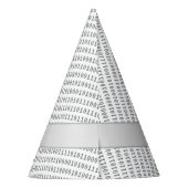 ホワイトハットハッカーシンプルによる衣装や技術パーティー パーティーハット (裏面)