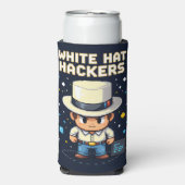 ホワイトハット ハッカー スリム缶クーラー (Seltzer正面)