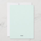 ホワイトハッピーハウリデイズペットラバーホリデーフォトカード シーズンカード (裏面)