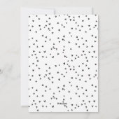 ホワイトハッピーバレンタインデーレタリング写真 シーズンカード (裏面)