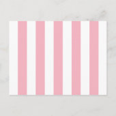 ホワイトハッピーホースハンドドロードガール5th誕生日 インビテーションポストカード (裏面)