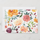 ホワイトハッピー感謝祭ハンドレタリング写真II シーズンカード (裏面)