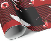 ホワイトハトオーナメント ラッピングペーパー (ロールコーナー)