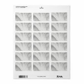 ホワイトハニカム差出人住所ラベル ラベル (フルシート)