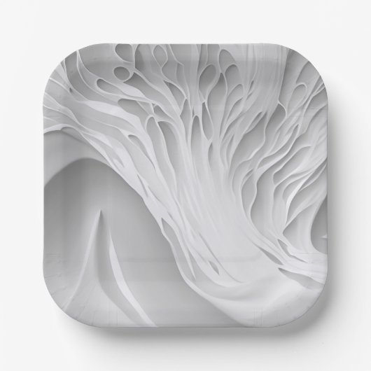 ホワイトハニカム ペーパープレート (正面)