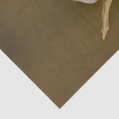 ホワイトハミングバードオン金ゴールドデコページティッシュペーパー 薄葉紙 (詳細)