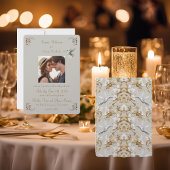 ホワイトハミングバードコレクションポートレート 招待状