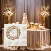 ホワイトハミングバードミニマリストコーニングランチョン 縁ありランチョンナプキン