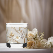 ホワイトハミングバードミニマルフローラ ウイスキーグラス