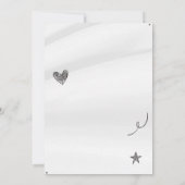 ホワイトハローワールドがあなたの話を発表 招待状 (裏面)