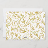 ホワイトハンドレターイースターグリーティングフォトカード シーズンカード (裏面)