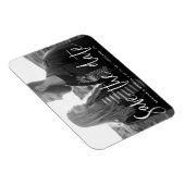 ホワイトハンドレタースクリプト写真 セーブザデート マグネット (右側)