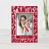 ホワイトハーツバレンタインフォトフレーム シーズンカード (正面)