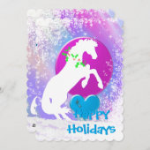 ホワイトハートウマVホリデー(カラフルヘイズ) シーズンカード (正面/裏面)