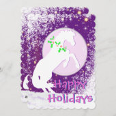 ホワイトハートウマVホリデー(パープルスターズ) シーズンカード (正面/裏面)