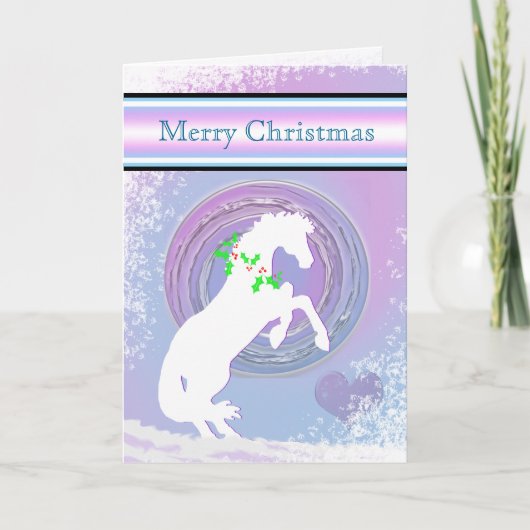 ホワイトハートウマVホリデー（ピンク/ラヴスワール） シーズンカード (正面)