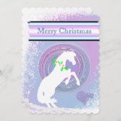 ホワイトハートウマVホリデー（ピンク/ラヴスワール） シーズンカード (正面/裏面)