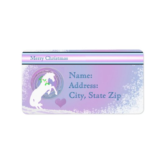 ホワイトハートウマVホリデー（ピンク/ラヴスワール） ラベル (正面)